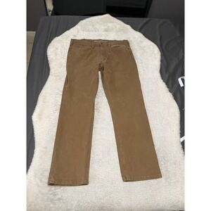 Eddie Bauer Men's Straight Tan Khaki Jeans Size 36x31 Pants Stretch